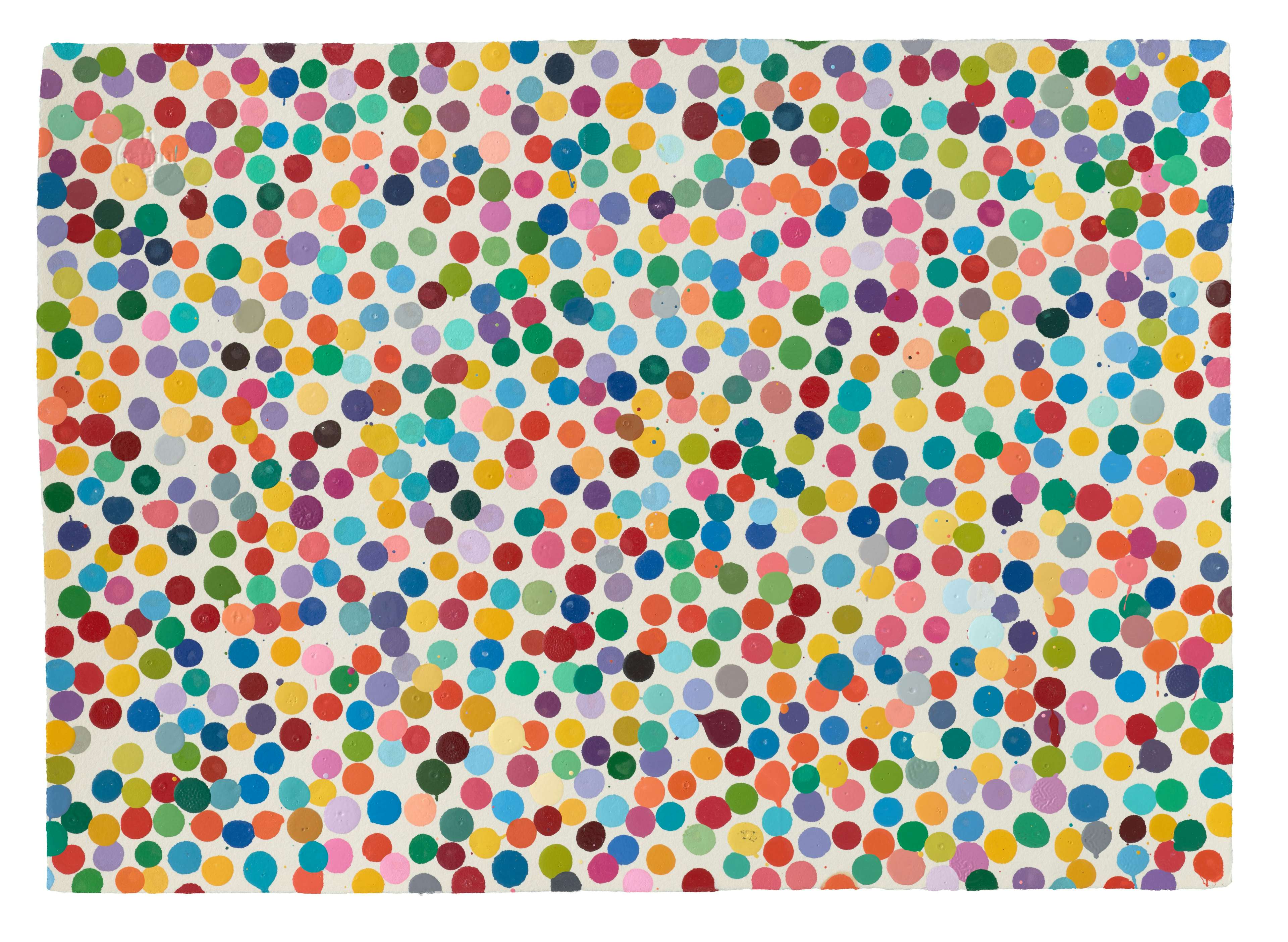 Cover Image for Damien Hirst is Concluding His Currency Experiment With Burning Paintings on Paper